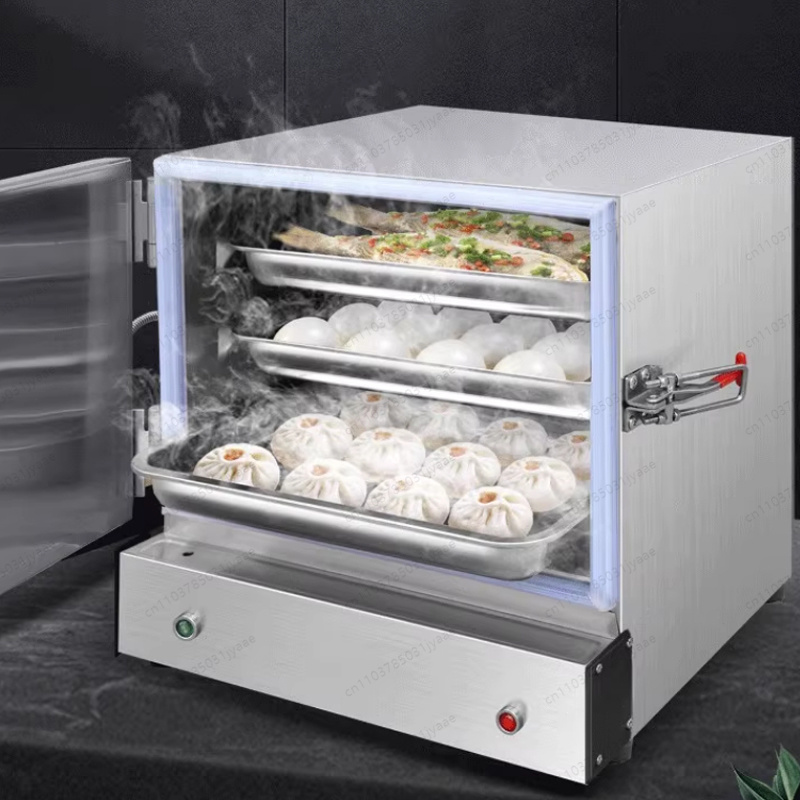 Commercial Kitchen Steamer - Elektrische stoompan van roestvrij staal, commerciële