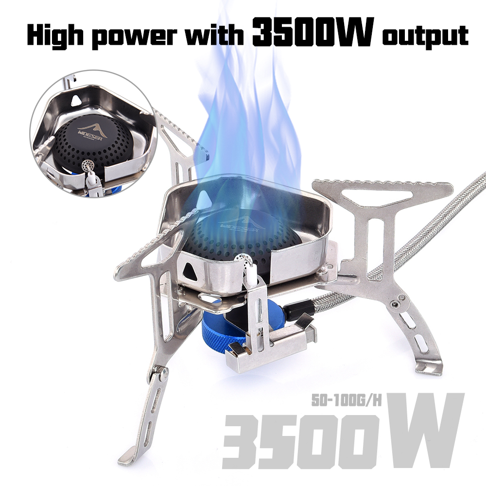 Commercial Kitchen Burner - Campingkachel Buiten Gasbrander Uitrusting 3500W Winddichte