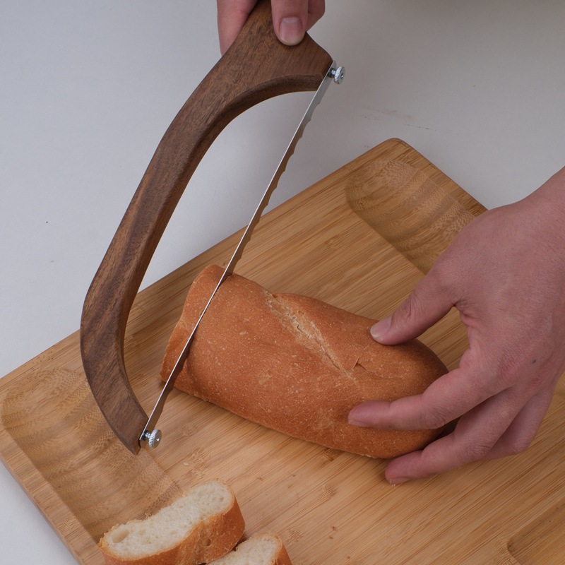 Commercial Bread Slicer - Broodsnijmes, toastbroodmes, baguette-snijmes, boogvormig mes met