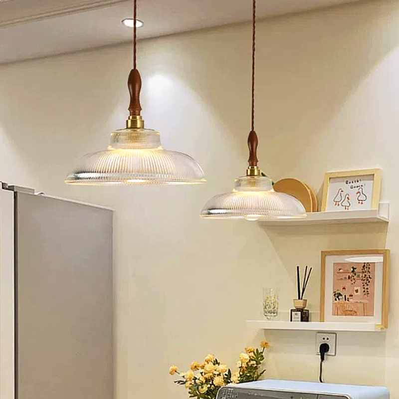 Commercial Kitchen Island - DAMIASMIL Glas Hout Kunst Hanglampen Moderne