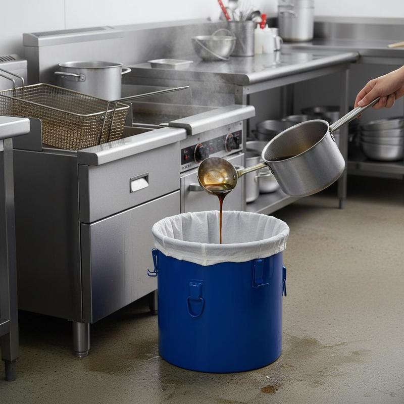 Olieafvoercontainer van koolst - Commercial Kitchen Oil Disposal recensie en prijs