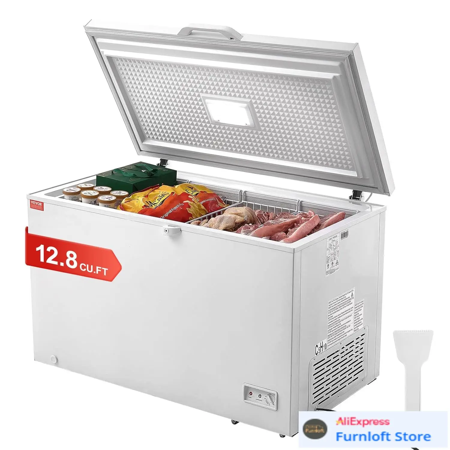 Diepvrieskist, 12,8 Cu.ft / 34 - Commercial Chest Freezer recensie en prijs