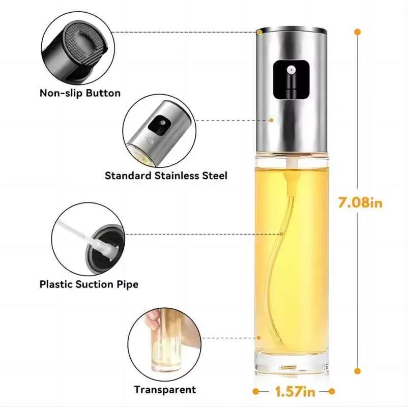 Glazen oliespuit voor koken Ol - Commercial Kitchen Sprayer recensie en prijs