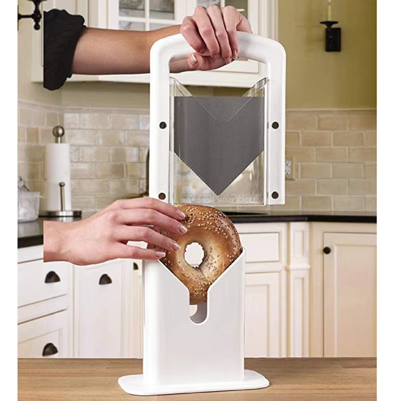 Bagelsnijder met veiligheidsgr - Commercial Bread Slicer recensie en prijs