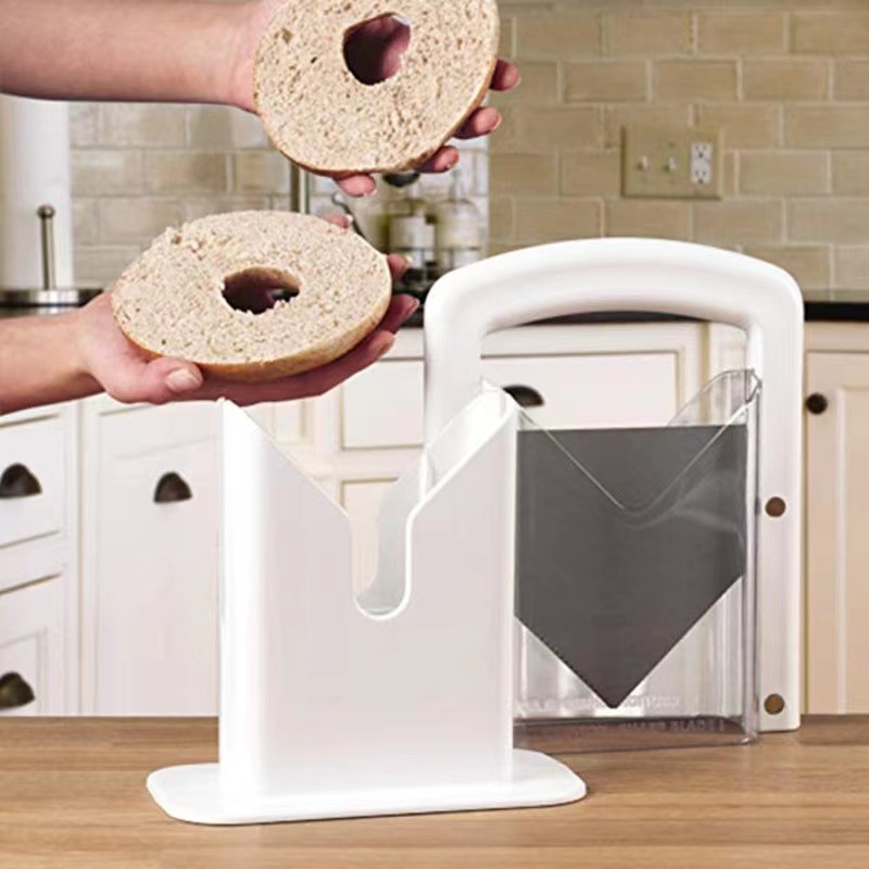 Bagelsnijder met veiligheidsgr - Commercial Bread Slicer recensie en prijs
