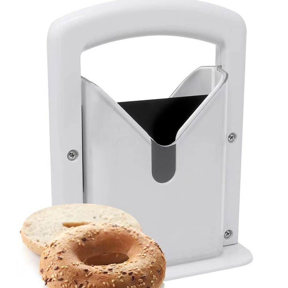 Bagelsnijder met veiligheidsgr - Commercial Bread Slicer recensie en prijs