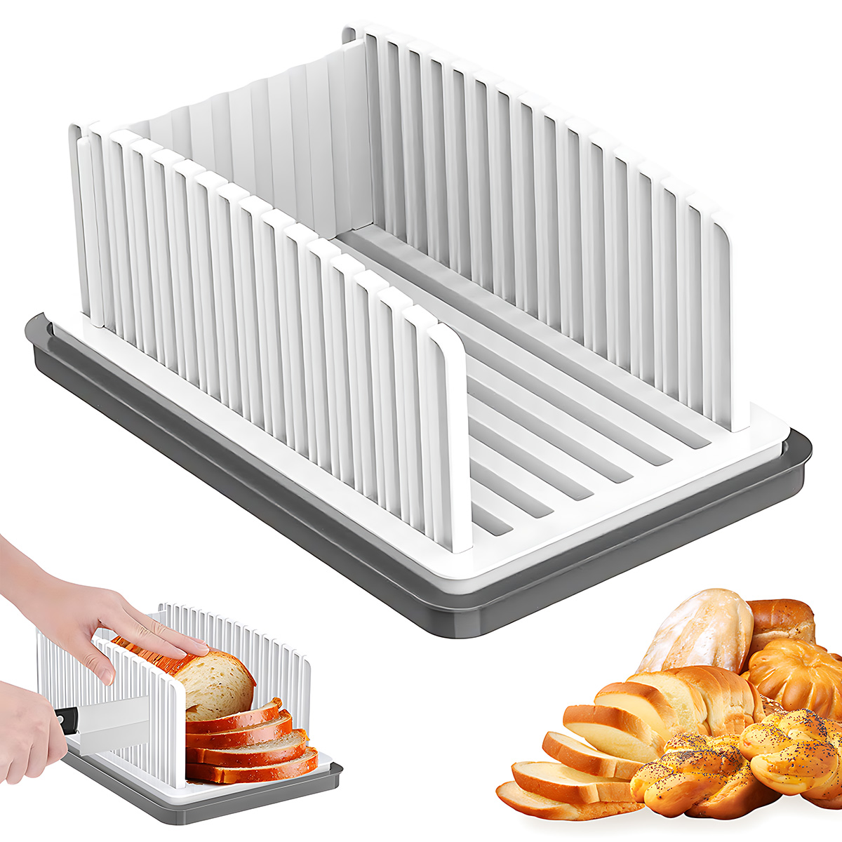 Verstelbare handmatige broodsn - Commercial Bread Slicer recensie en prijs